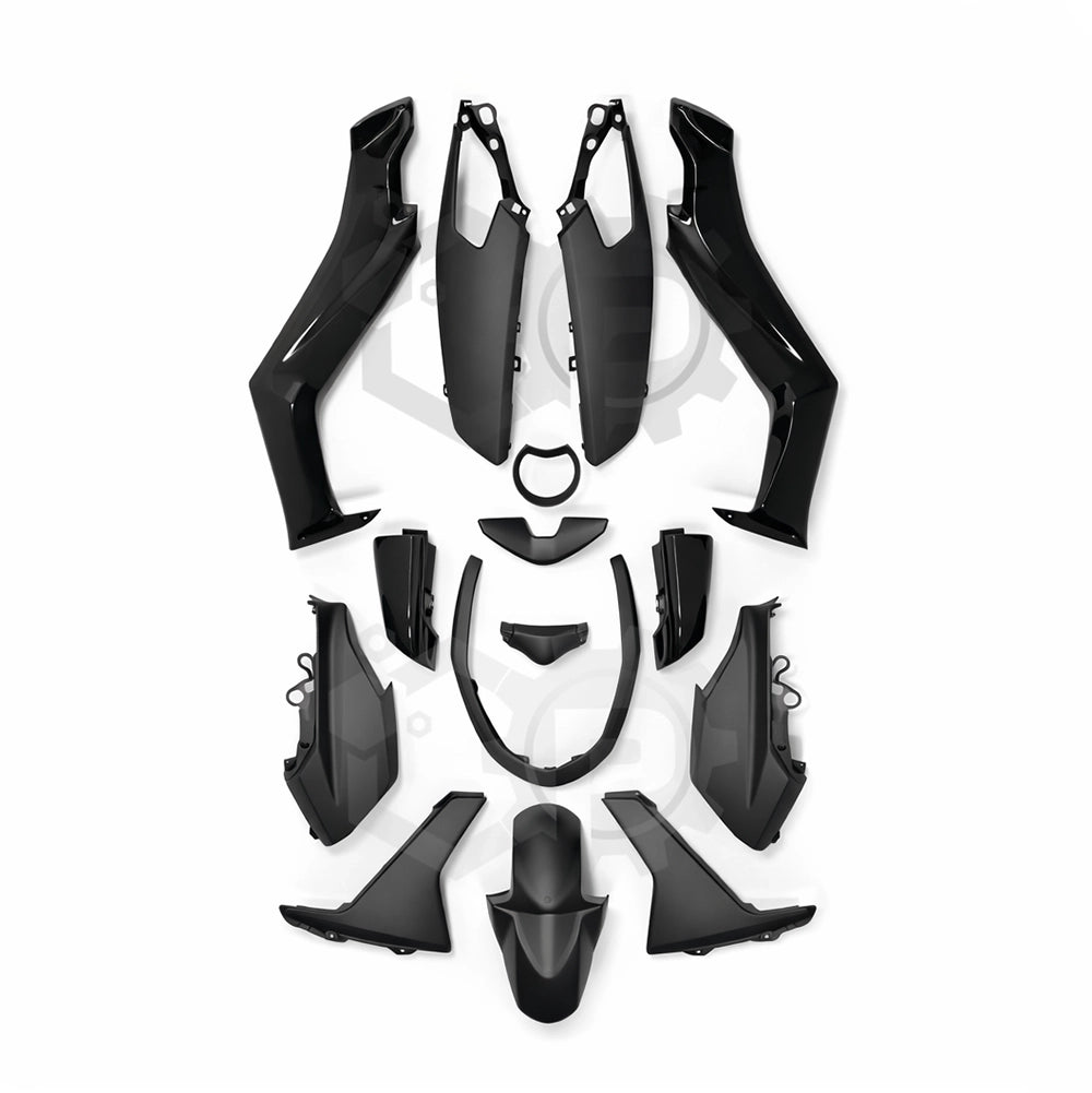 Fits Yamaha NMAX Full Body Panel Fairing Set Black Yamaha NMax NMX-FULBOD-BLK 2015-2020 Black