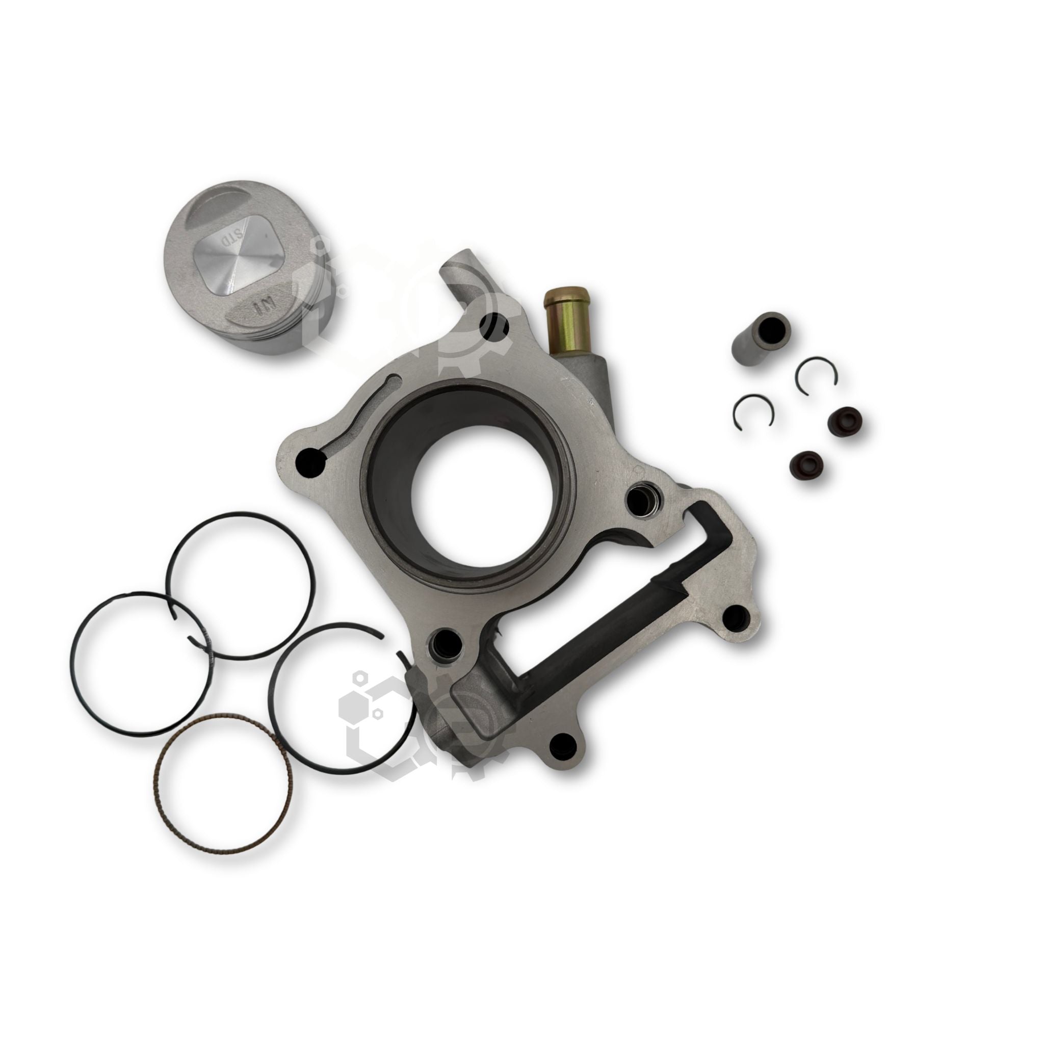 Aftermarket Honda Dylan 125 Complete Cylinder Barrel Piston Ring Kit Bore Size 52.4mm (12100-KGF-910) | 2002-2006