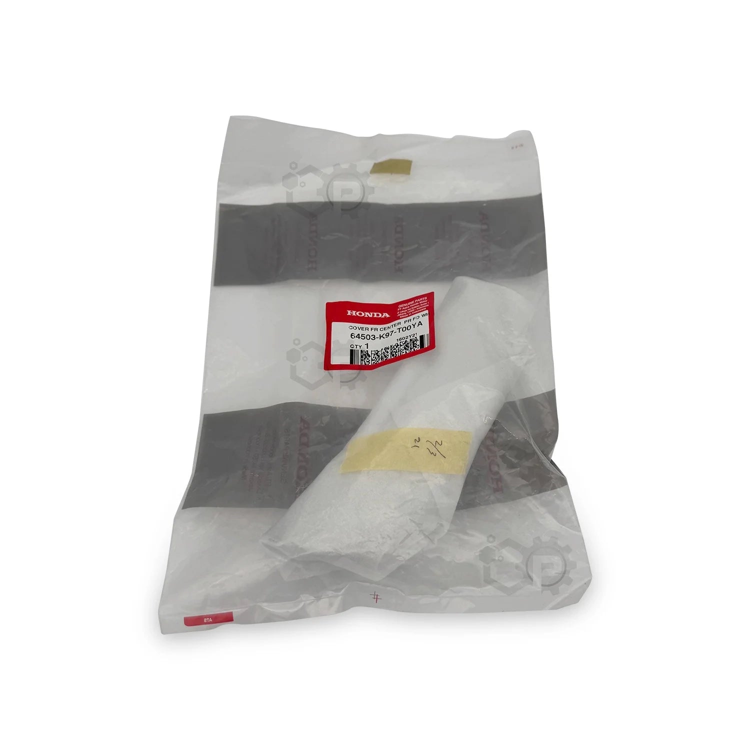 Packaged product with a Honda label on a white background