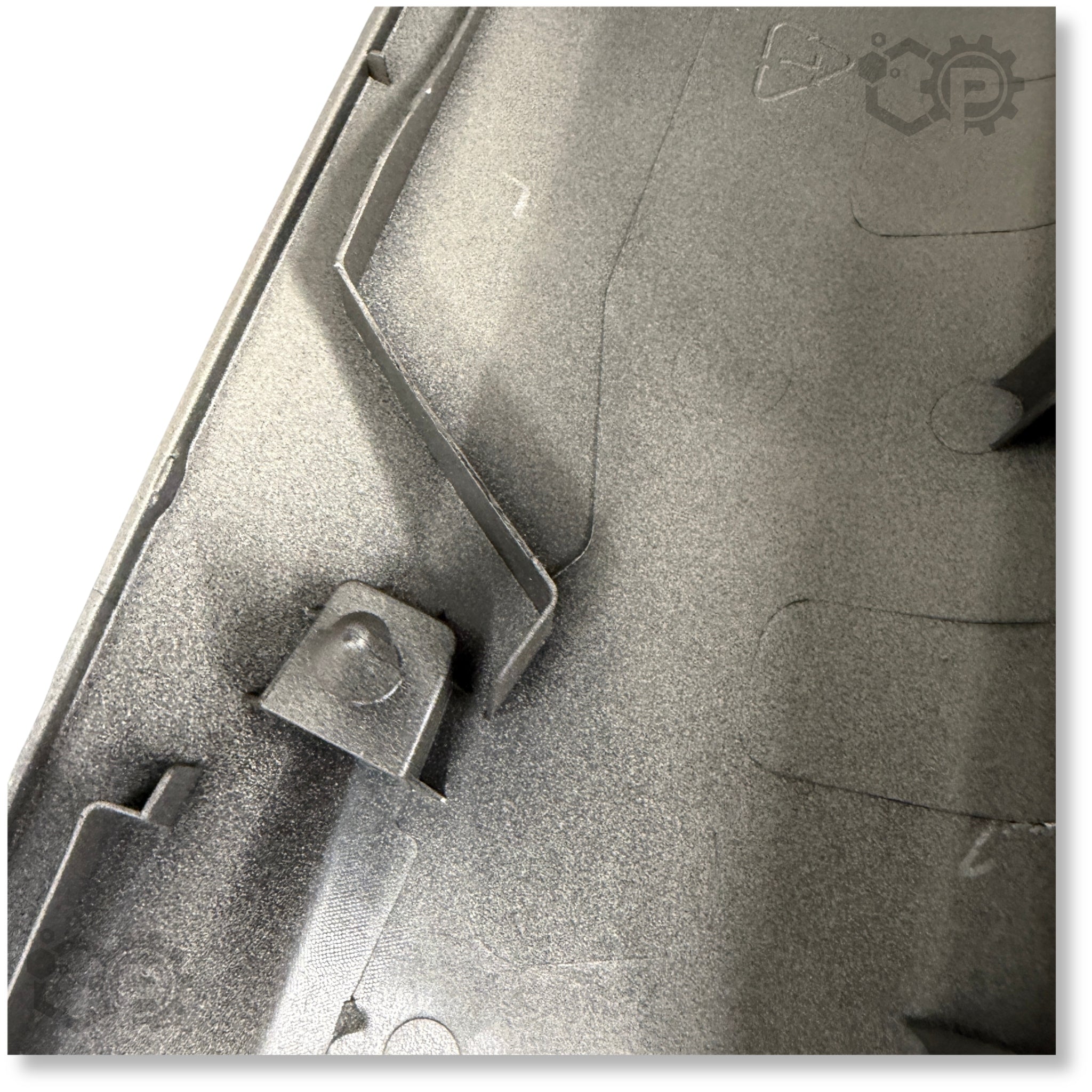Original Yamaha NMAX 125 Right Side Long Cover Grey (B6H-F1741-00-P0) | 2021-2024