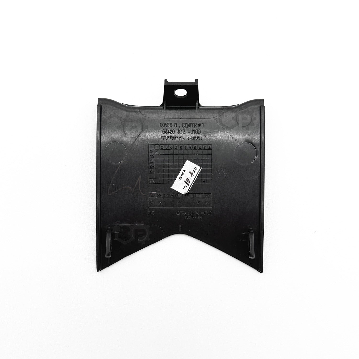 OEM Honda PCX125 Cowling Cover Center 64420-K1Z-J10ZN 2021-2024 Black
