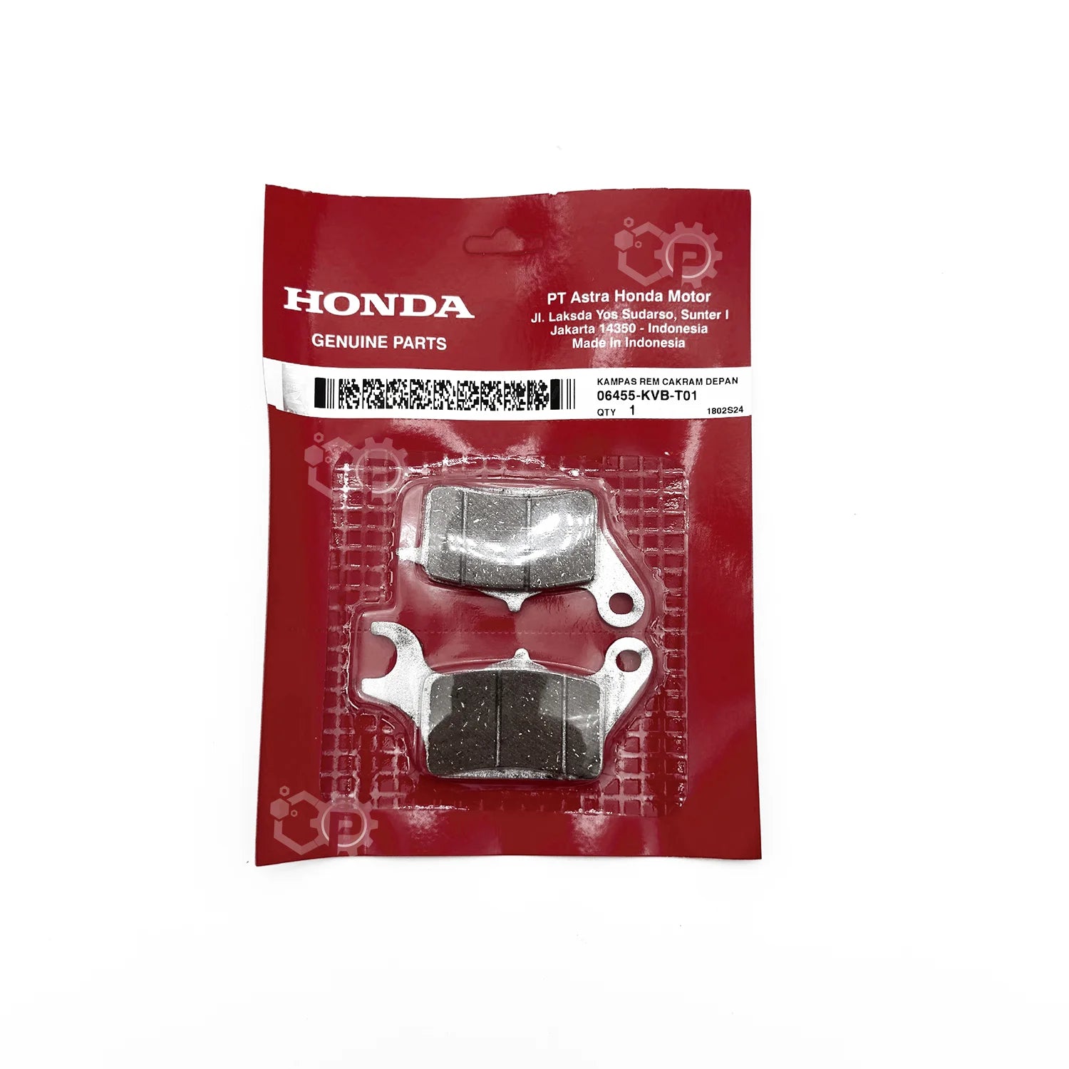 OEM Honda Vision Front Brake Pad Set 06455-KVB-T01 2011-2024