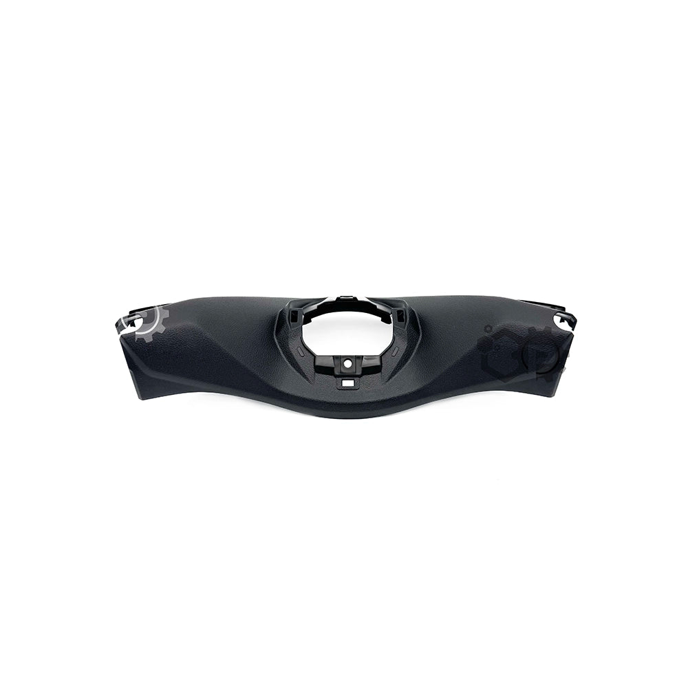 Black handlebar cover on a white background