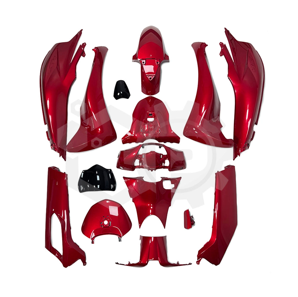 Fits Honda SH125i Full Body Panel Fairing Set Red Honda SH125i K0R-FULBOD-RED 2020-2024 Red