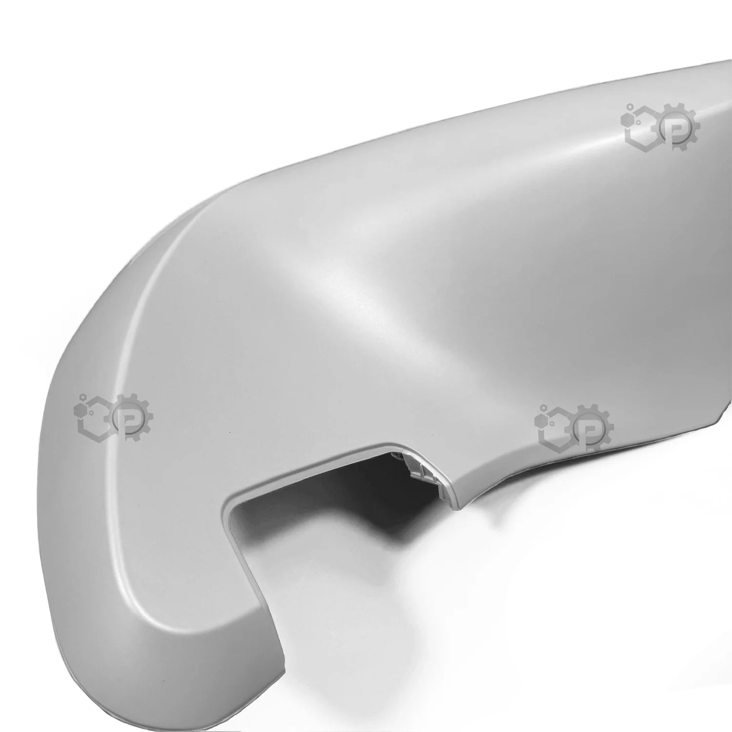 Metallic kitchen tool with brand logo on a white background