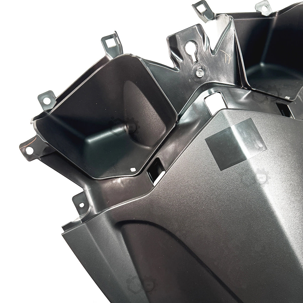 Metal automotive part on a white background