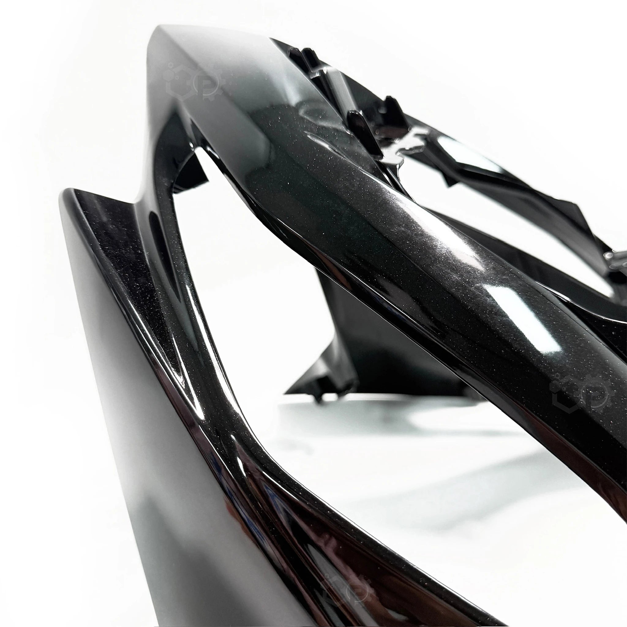 Original Suzuki Address 110 Front Leg Shield Panel Black (48111-40J00-YVU) | 2015-2020