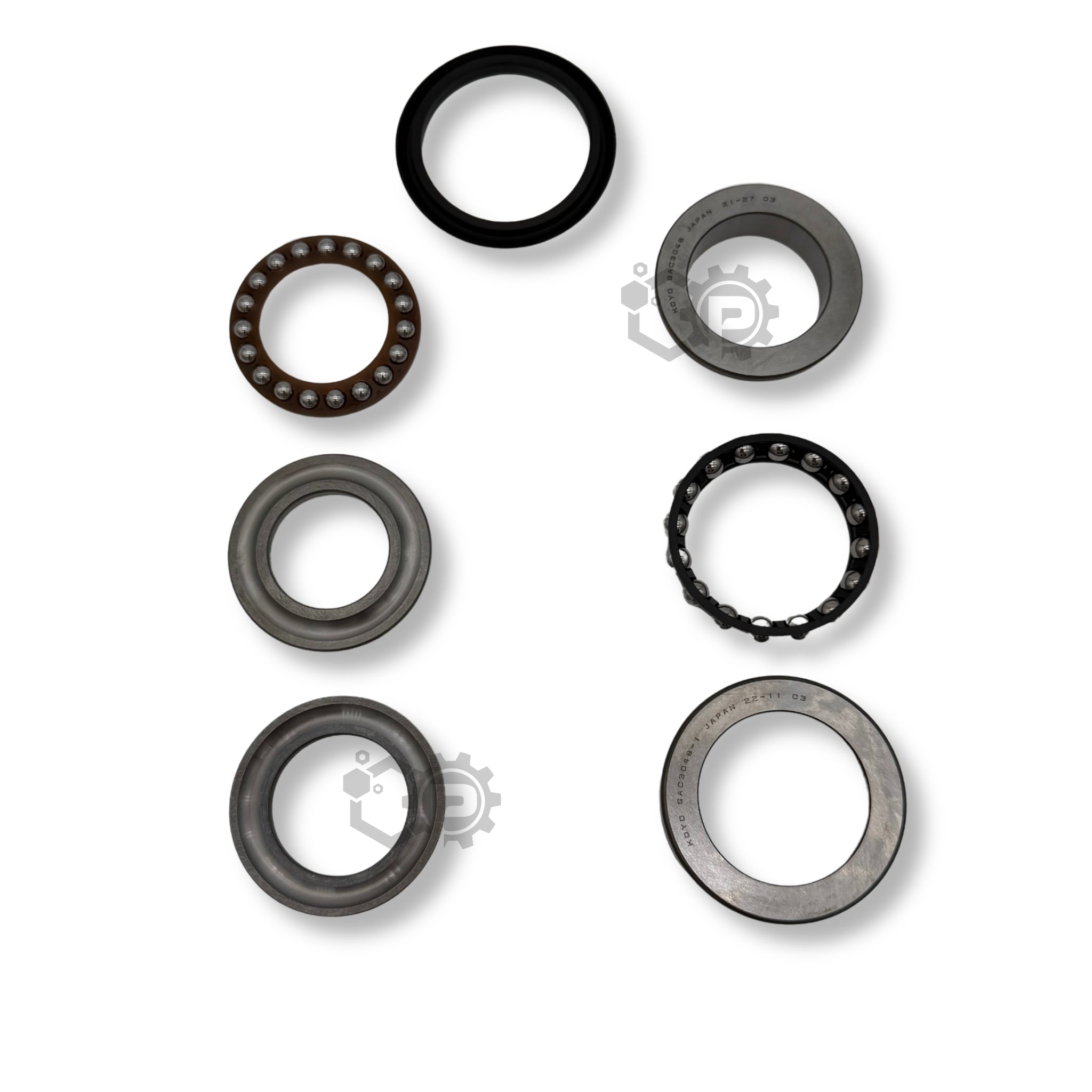 Original Yamaha NMAX 125 Steering Head Ball Bearing Kit (2DP-WF054-00, 2DP-WB015-00) | 2015-2026
