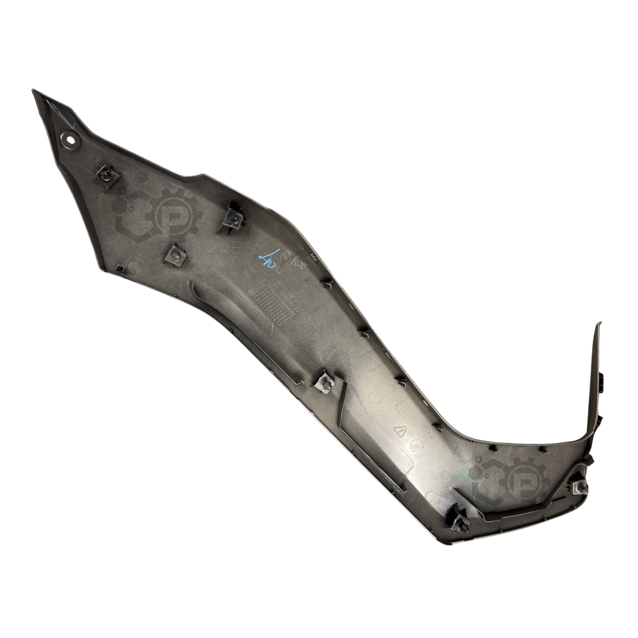 Original Yamaha NMAX 125 Left Side Long Cover Grey (B6H-F1731-00-P0) | 2021-2024