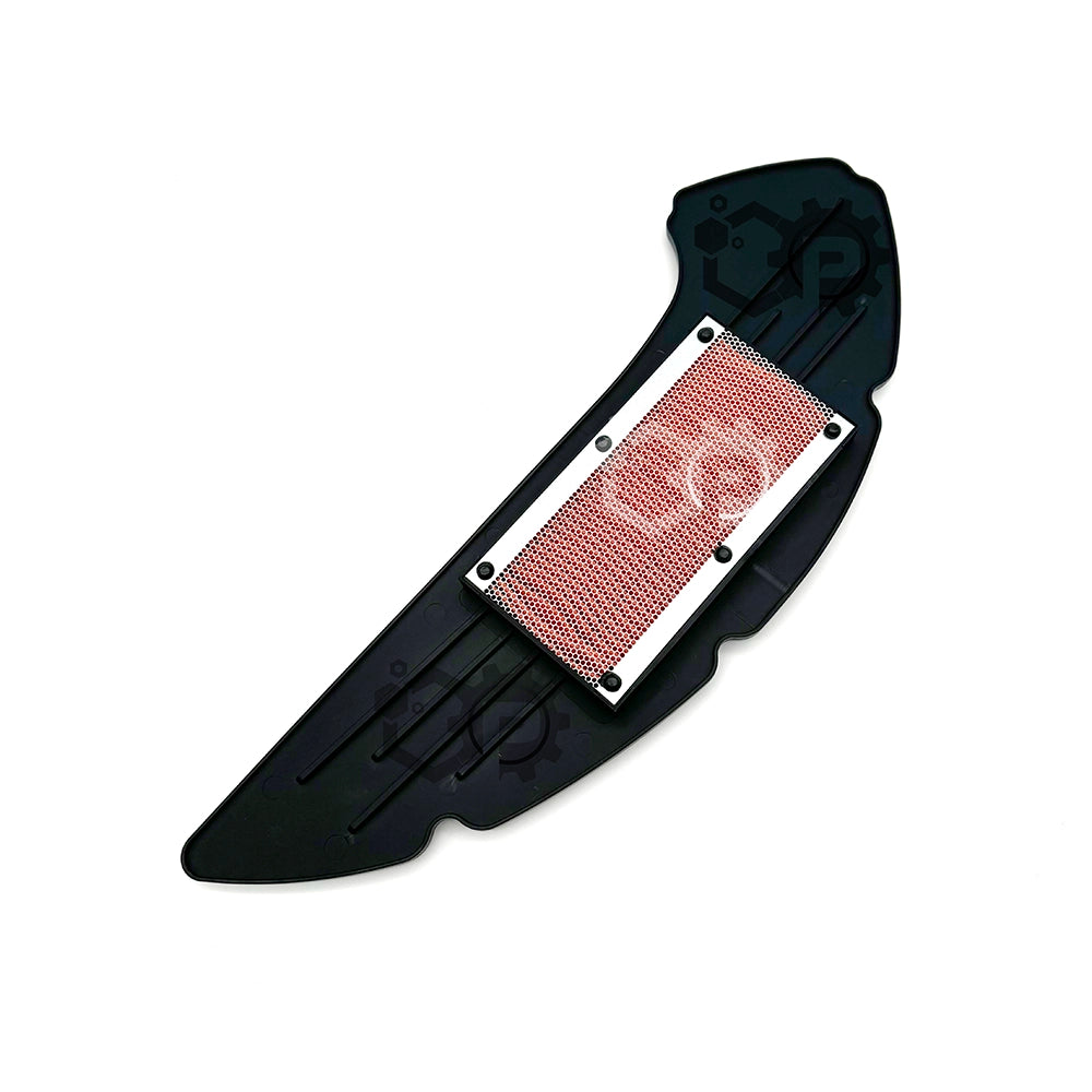 Black hair removal device with a pink grid on a white background