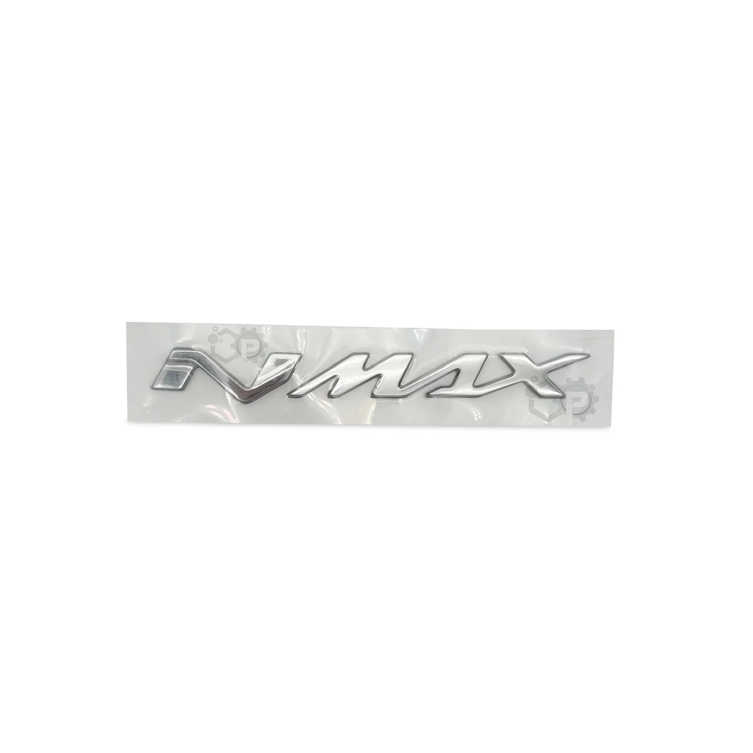 Metallic 'N Max' logo and sticker badge