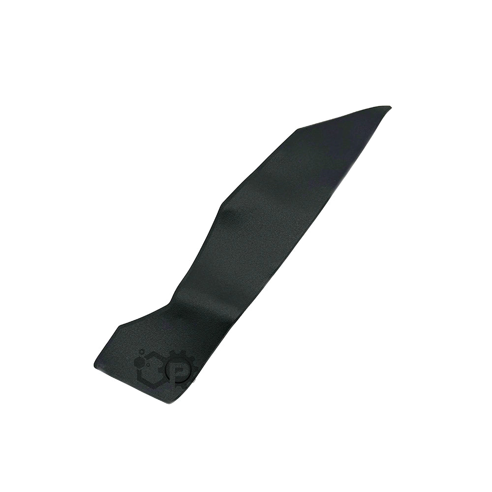 Black mat with a logo on a white background