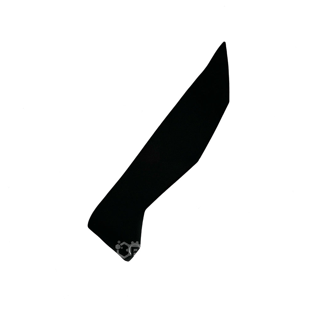 Black mat on a white background