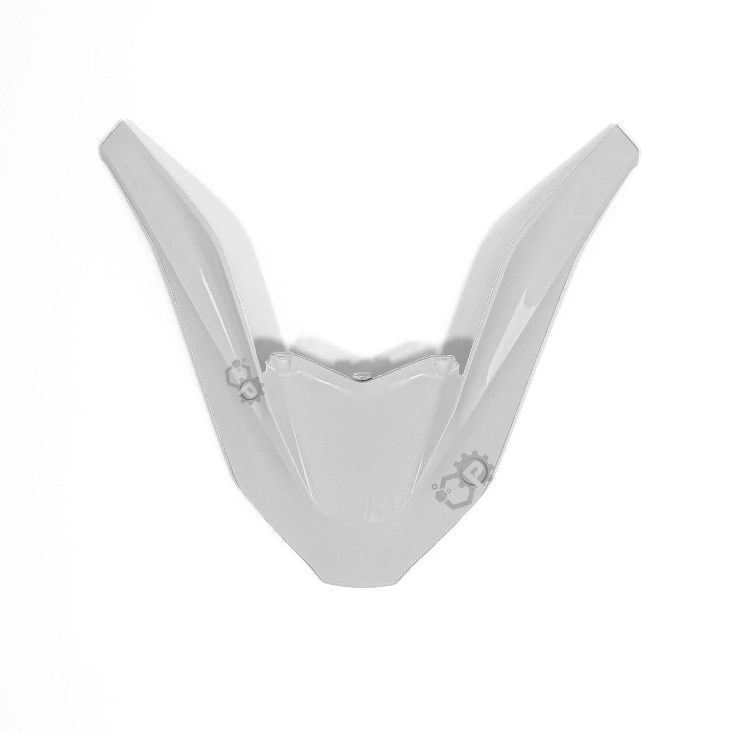 White neck support device on a white background