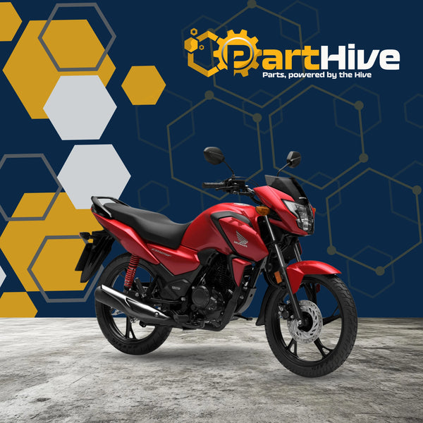 Original and aftermarket Honda CB125F motorcycle service parts ready for UK shipping.
