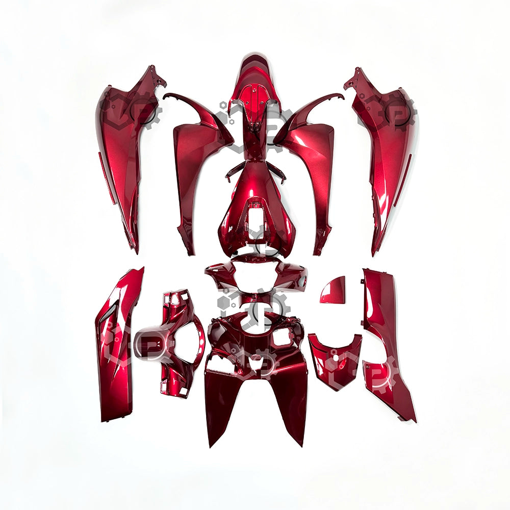 Fits Honda Vision Complete Panel Fairing Set Full Body  K2C-FULBOD-RED 2021-2024 Red 
