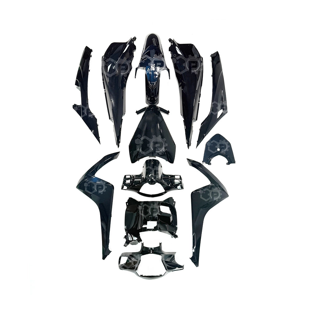 Fits Honda Vision Complete Panel Fairing Set Full Body  K44-FULBOD-BLK 2017-2020 Black 