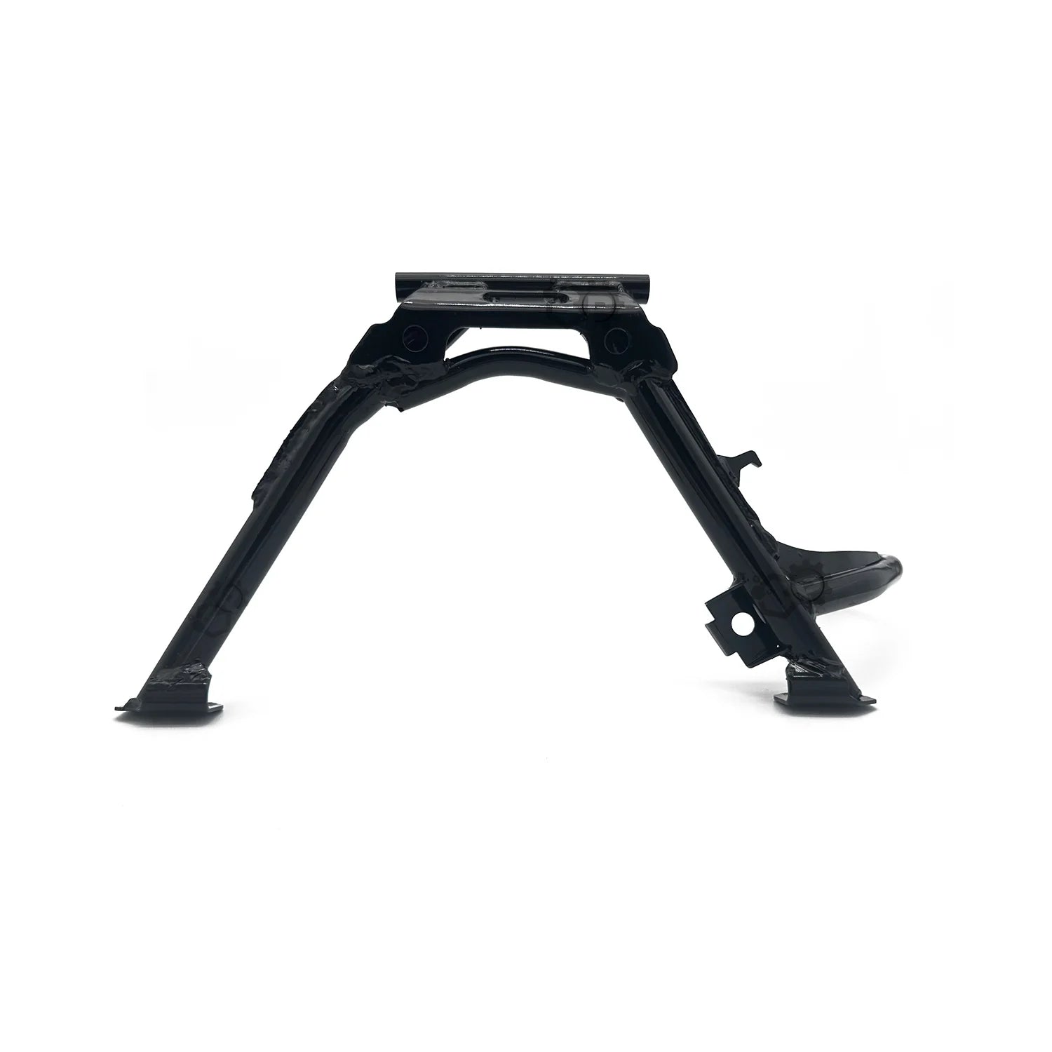 Black metal frame on a white background