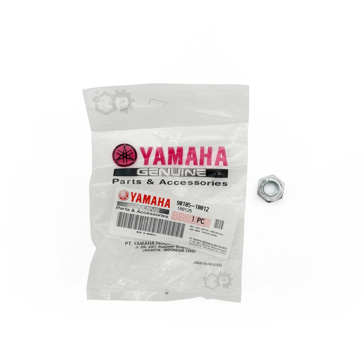 Yamaha parts and accessories packaging on a white background