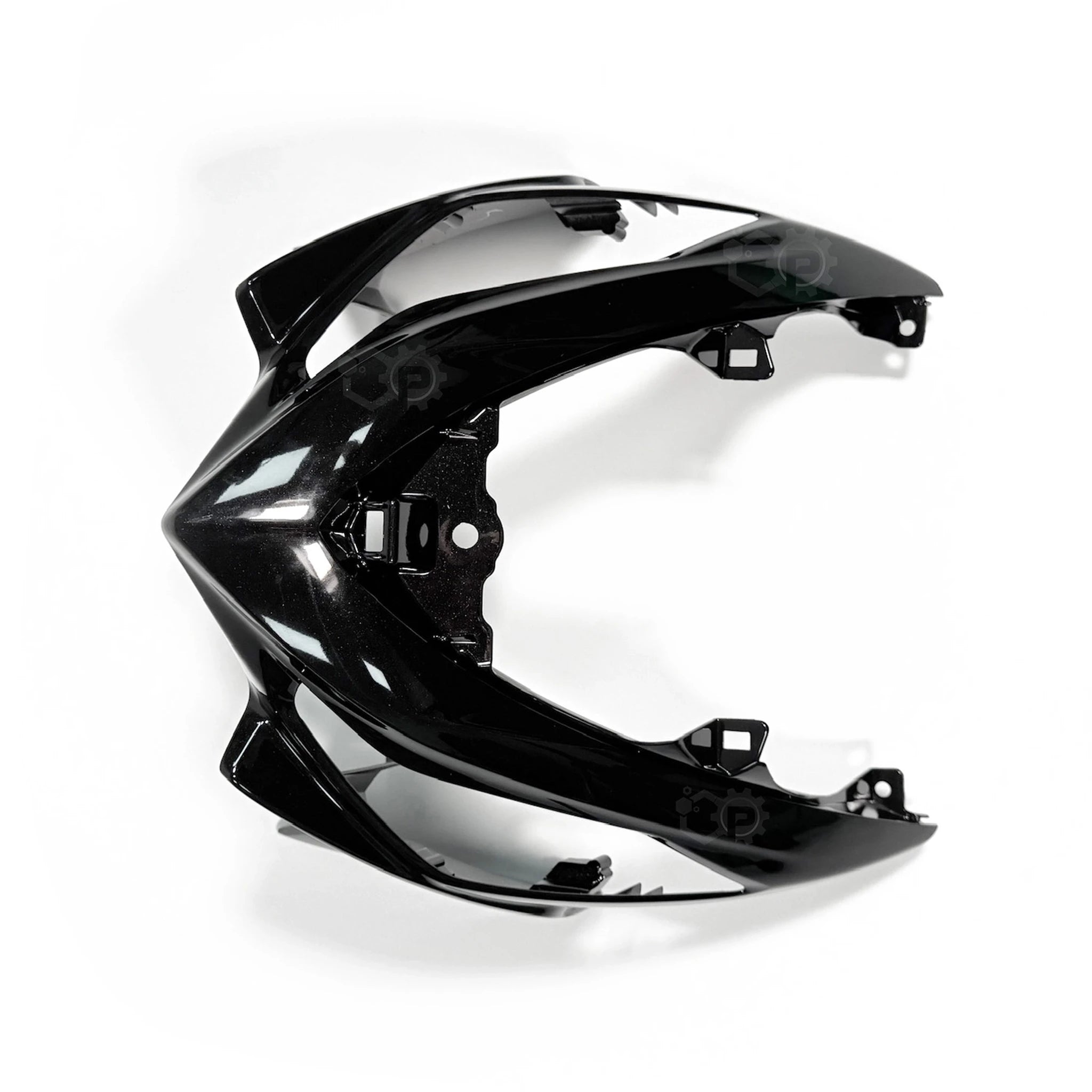 Original Suzuki Address 110 Front Leg Shield Panel Black (48111-40J00-YVU) | 2015-2020