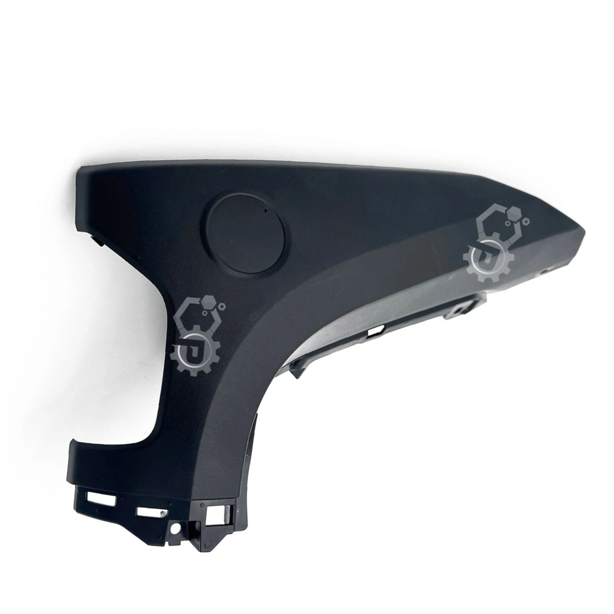 Original Yamaha NMAX 125 Left Front Side Leg Shield Under Indicator Panel, Black (B6H-F835U-00) | 2021–2024